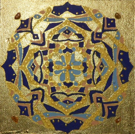 Mandala pre muža - ochrancu na úspech v práci ❤ 20x20cm